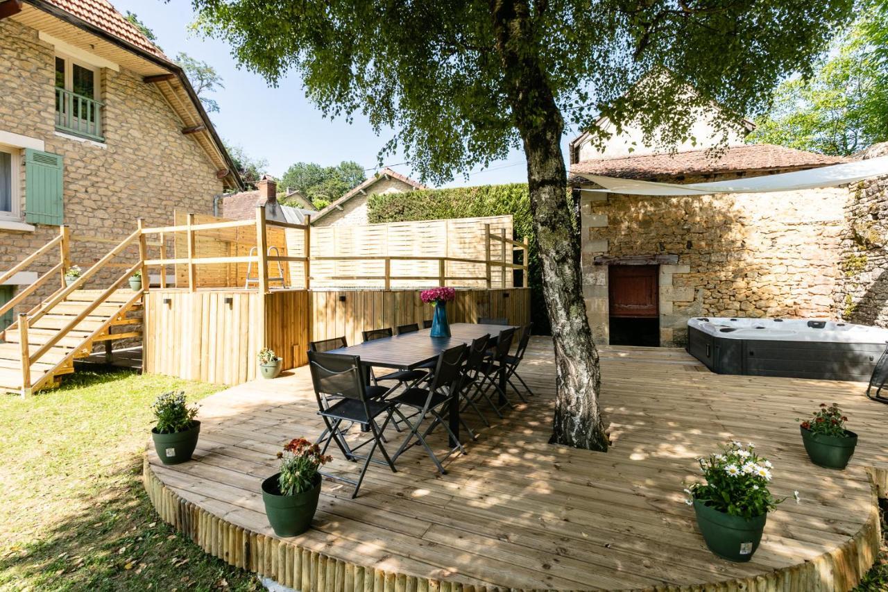 Wonderful House In Sarlat Center With Heated Pool & Jaccuzi Vila Exterior foto